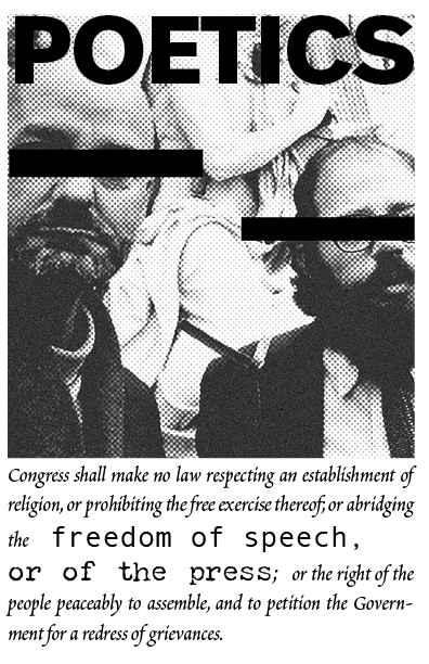POETICS zine cover: POETICS Zine, July/August 2026